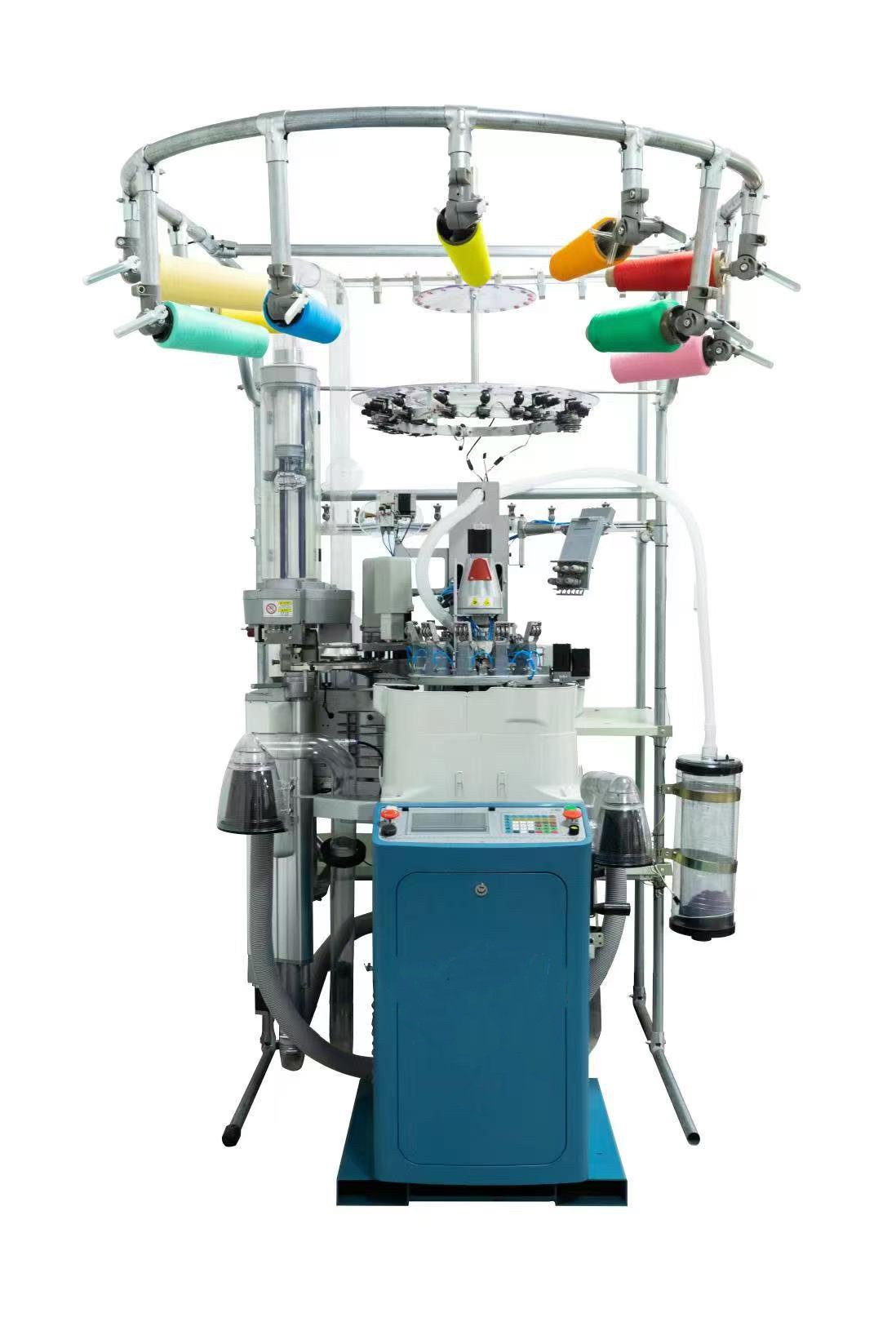 Automatic linking socks machine